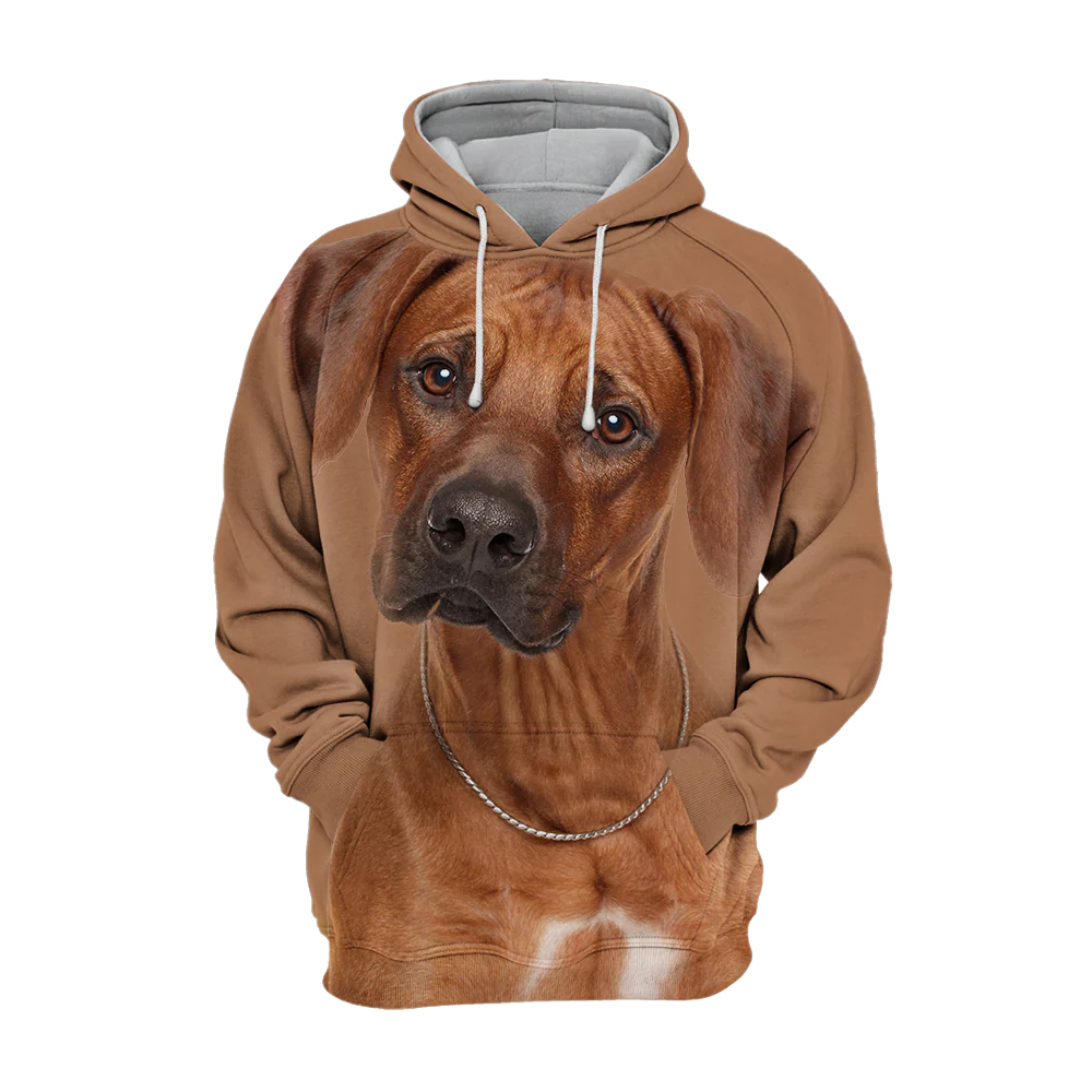 Rhodesian Ridgeback Hoodie | Unisex | Comfortabel & Duurzaam | Maat S-4XL | Zachte Stof | Hoge Resolutie Print | Tweezijdig Stretch