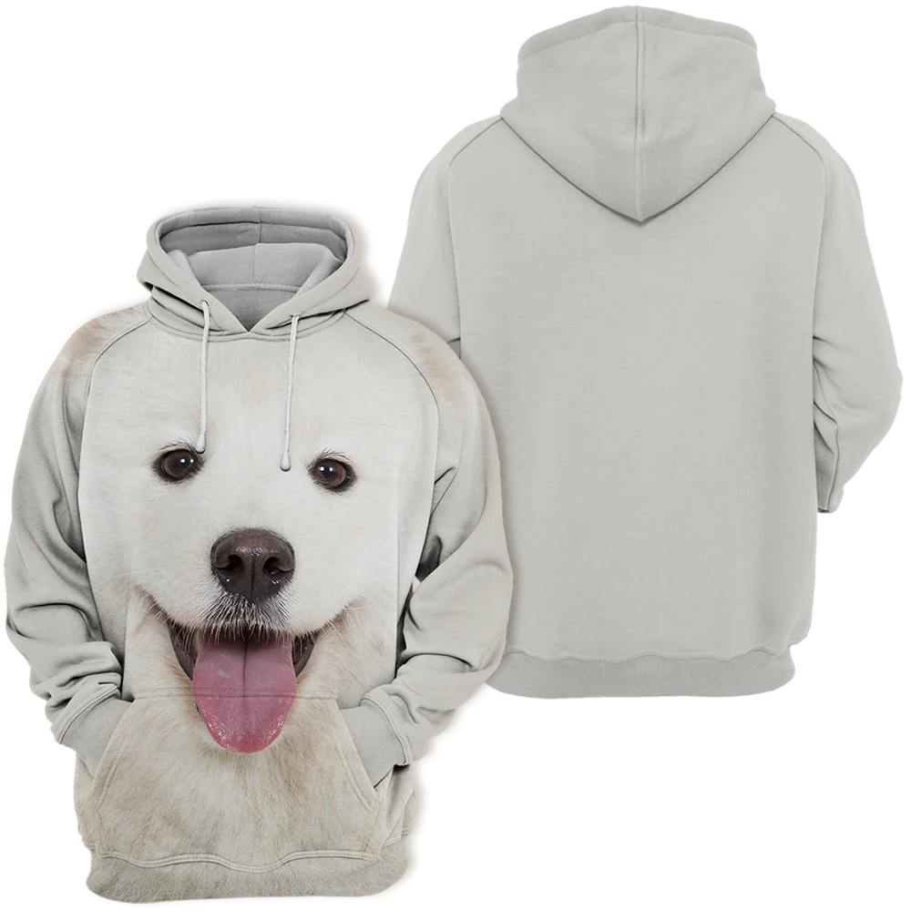 Unisex Hoodie | Samojeed Design | Zacht & Duurzaam | Maten S-4XL | Hoogwaardige Polyester-Katoen Mix - Image 2
