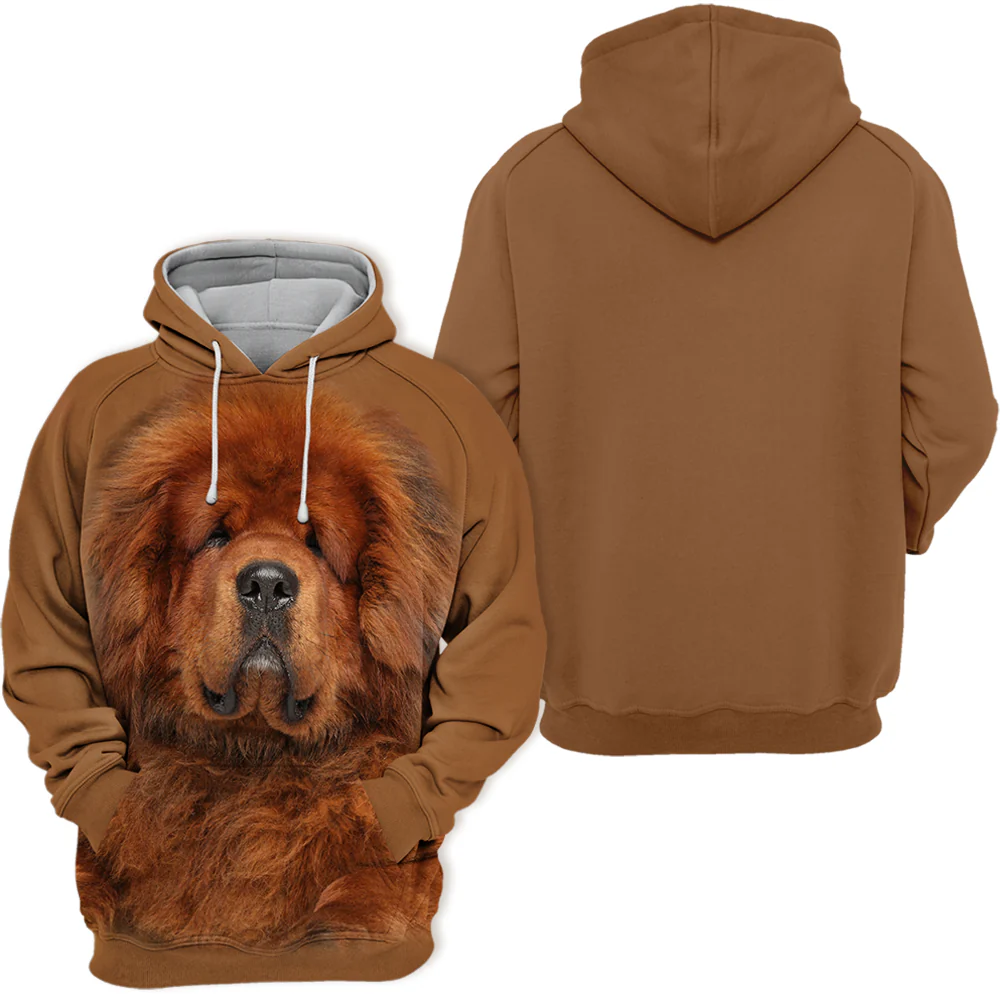 Unisex Hoodie Voor Hondeneigenaren | Warm | Katoen & Polyester Mix | Rood | Maten van S tot 4XL - Image 2
