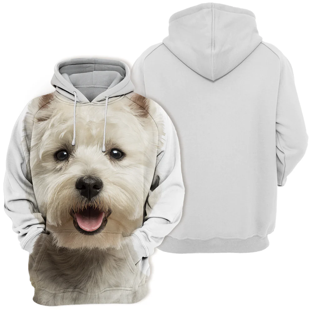 Westie West Highland Terrier | Knusse Trui | Zachte Mix Polyester en Katoen | Hoogwaardige Print | Diverse Maten S-4XL - Image 2
