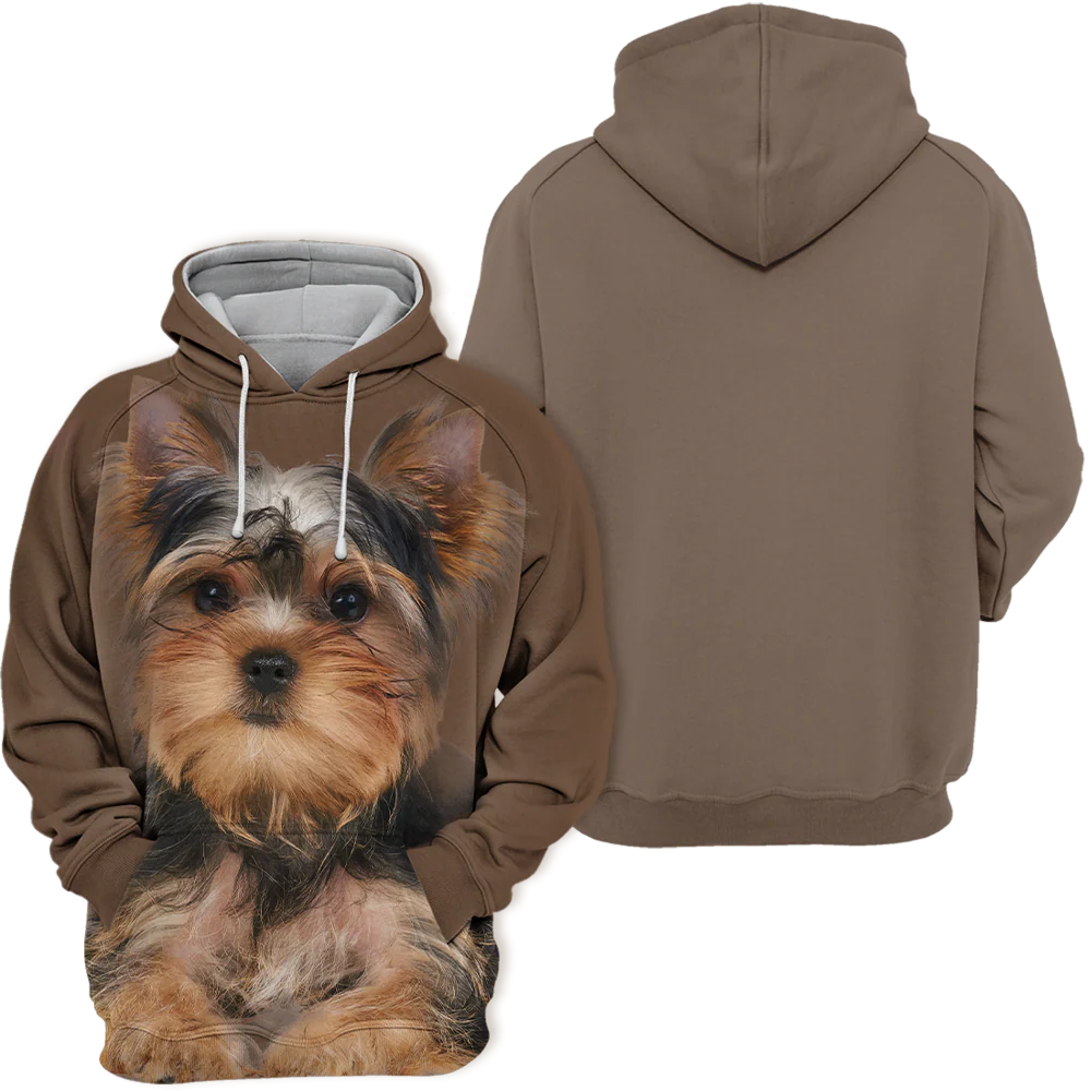 Yorkshire Terrier Design | Comfortabele Unisex Hoodie | Zacht en Duurzaam | Hoge Resolutie Print | Maten S-4XL - Image 2