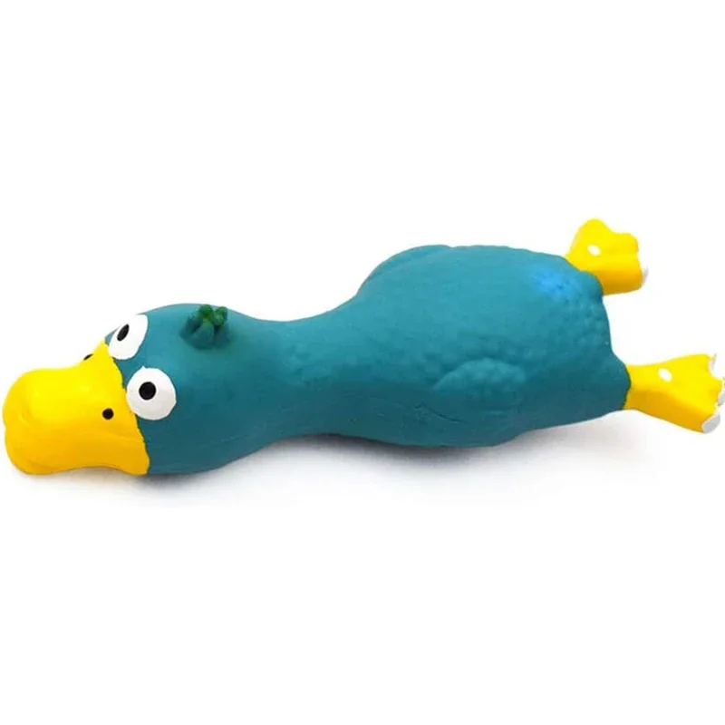 Piepend Speelgoed Kip voor Honden | Natuurlijke Latex | Veilig en Duurzaam | 16,8cm | Ideale Maat voor Kleine Rassen | Speelgoed om Verveling te Verminderen | Bevordert Bindingsmomenten | Mentale Stimulatie - Image 2