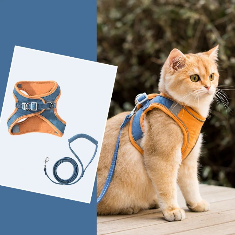 Huisdierentempel™ | Ontsnappingsvrij Katten Tuig met Lijn | Fluweelzacht & Ademend | Comfortabele Pasvorm | Geschikt voor Kittens & Volwassen Katten | Verstelbare Riemen | Veilig Buitenavontuur - Image 17