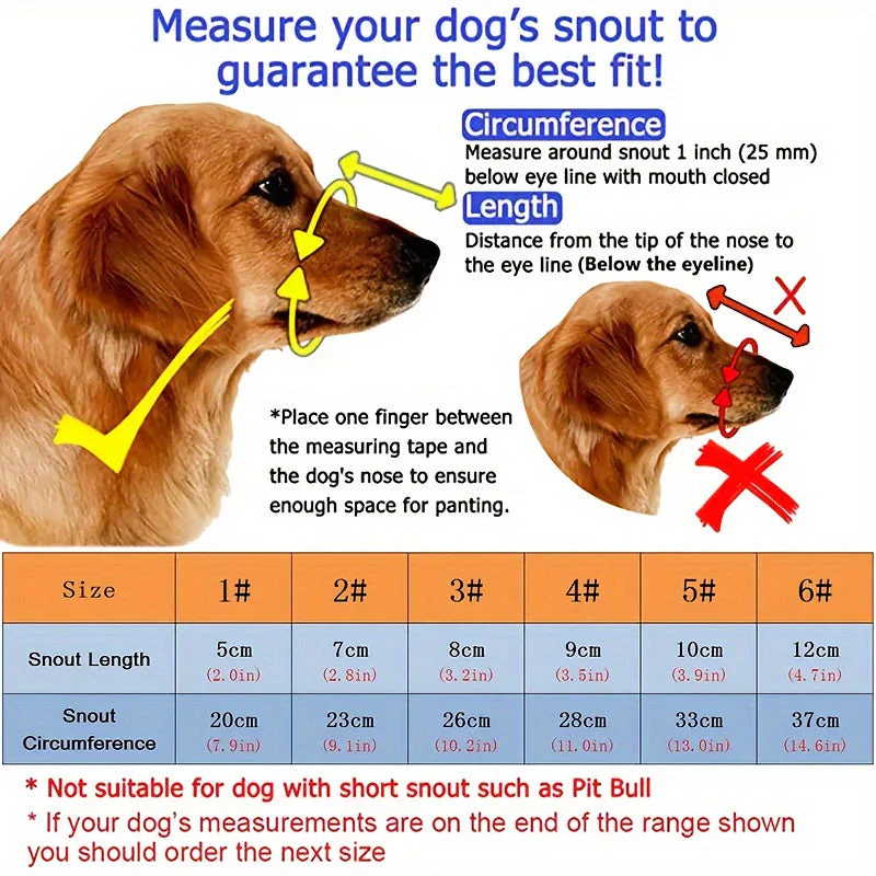 Verstelbare hondenmuilkorf van zacht rubber | Ademend ontwerp | Reflecterende nylon banden | Geschikt voor training en wandelen | Voor kleine tot grote honden - Image 6