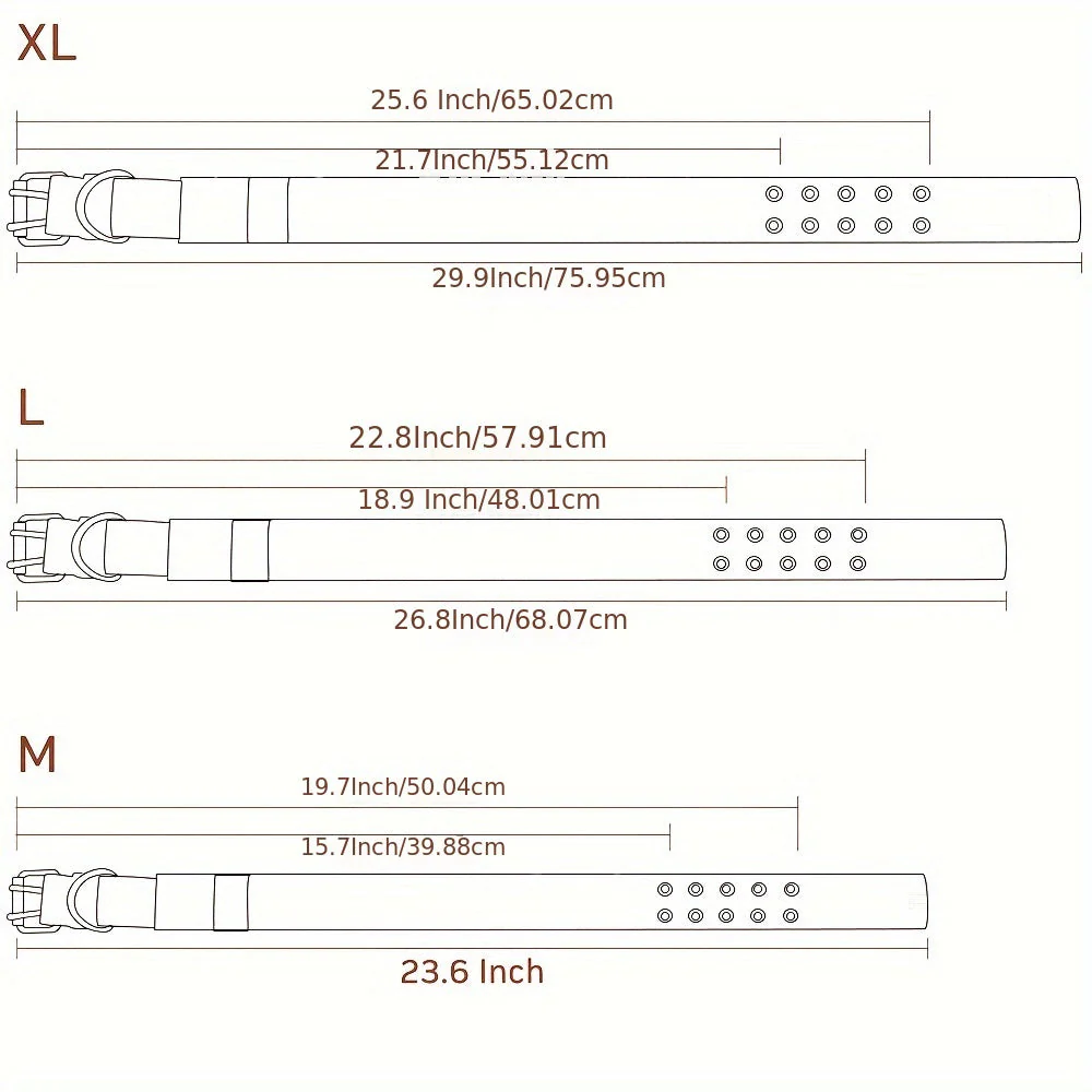 Verstelbare hondenhalsband van sterk nylon | Geschikt voor grote honden | Duurzaam, comfortabele pasvorm en stevige gespsluiting | Maten M, L, XL - Image 10