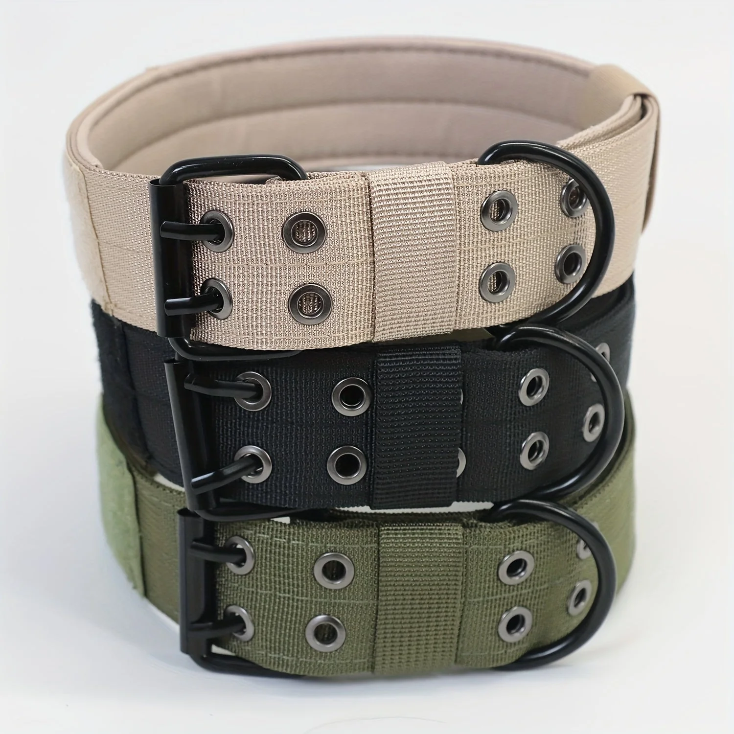 Verstelbare hondenhalsband van sterk nylon | Geschikt voor grote honden | Duurzaam, comfortabele pasvorm en stevige gespsluiting | Maten M, L, XL - Image 7