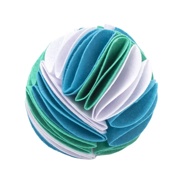 Honden Snuffel Speelbal | Interactief Vilt Speelgoed | Verstelbare Moeilijkheidsgraden | Opvouwbaar en Wasmachinebestendig | Maten 15 cm en 20 cm - Image 5
