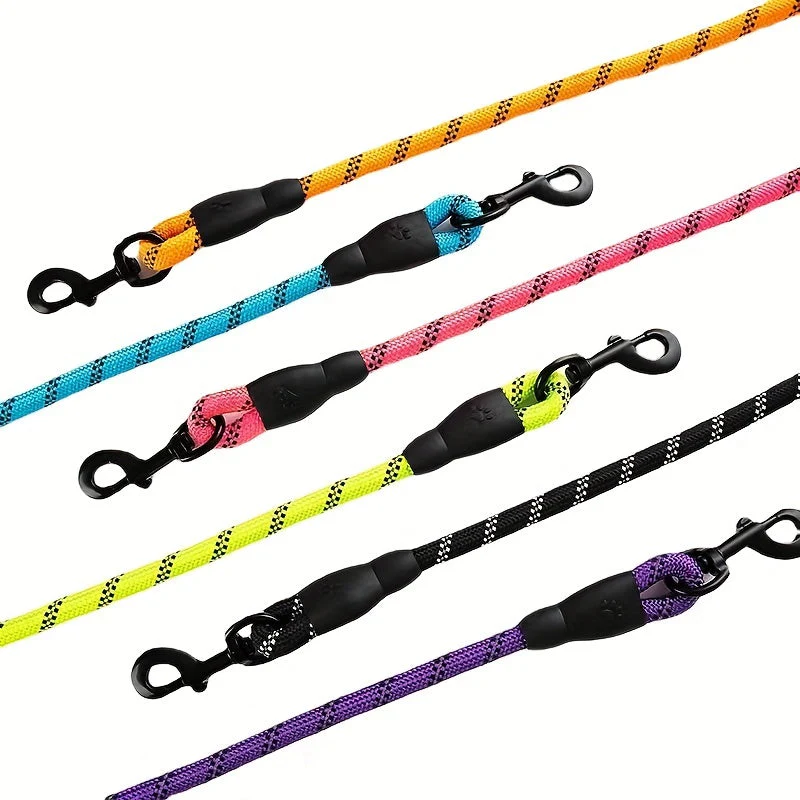 Versterkte reflecterende nylon hondenriem 1,2m | Gevoerde handgreep | Extra sterk | Veilig wandelen voor middelgrote en grote honden | Geschikt voor dagelijks gebruik - Image 10