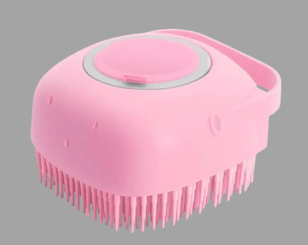 Hondenwasborstel met Shampoo Dispenser | Siliconen Borstelharen | Massage en Reiniging | Geschikt voor Alle Vachttypes | Huisdierverzorging - Image 6