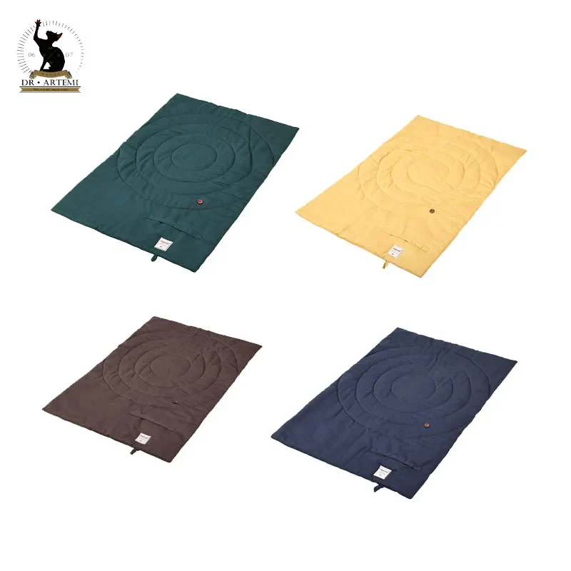 Vouwbare en waterdichte polyester hondenmat, absorberend, 65x95 cm | Ideaal voor auto en reizen | Licht en draagbaar - Image 3
