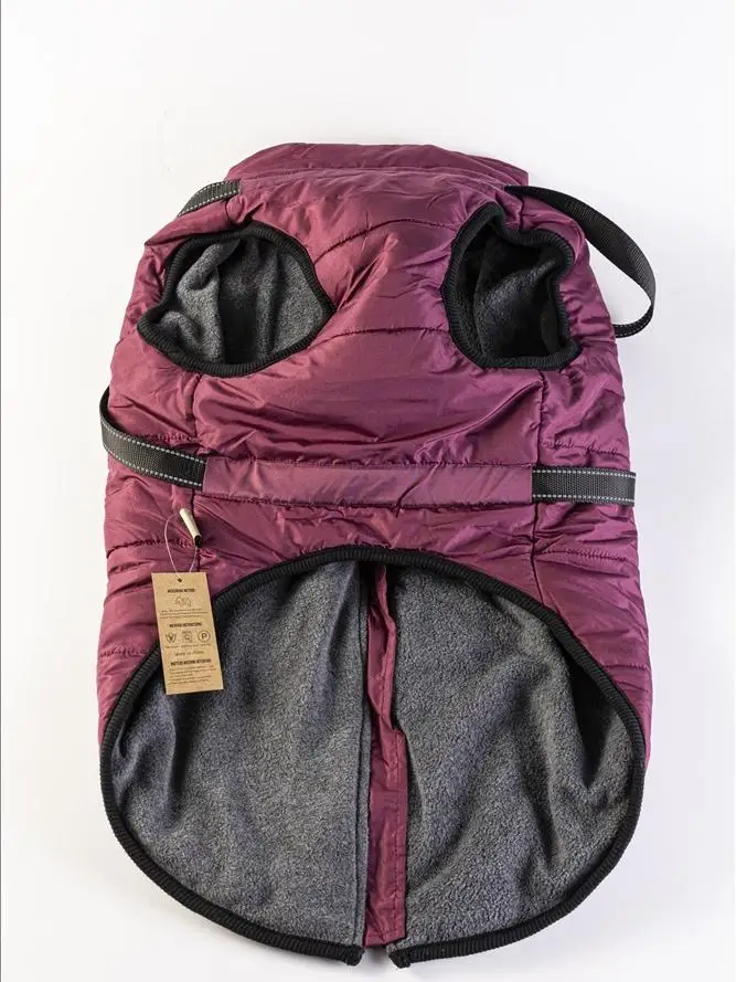 Warme Winterjas met Ingebouwd Harnas voor Alle Hondengroottes | Waterafstotend en Ademend Materiaal | Ideaal voor Koude Weersomstandigheden - Image 4