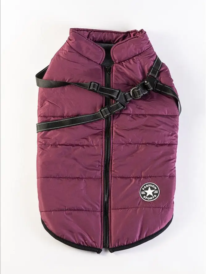 Warme Winterjas met Ingebouwd Harnas voor Alle Hondengroottes | Waterafstotend en Ademend Materiaal | Ideaal voor Koude Weersomstandigheden - Image 7