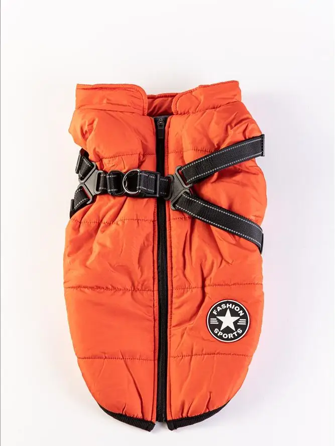 Warme Winterjas met Ingebouwd Harnas voor Alle Hondengroottes | Waterafstotend en Ademend Materiaal | Ideaal voor Koude Weersomstandigheden - Image 8