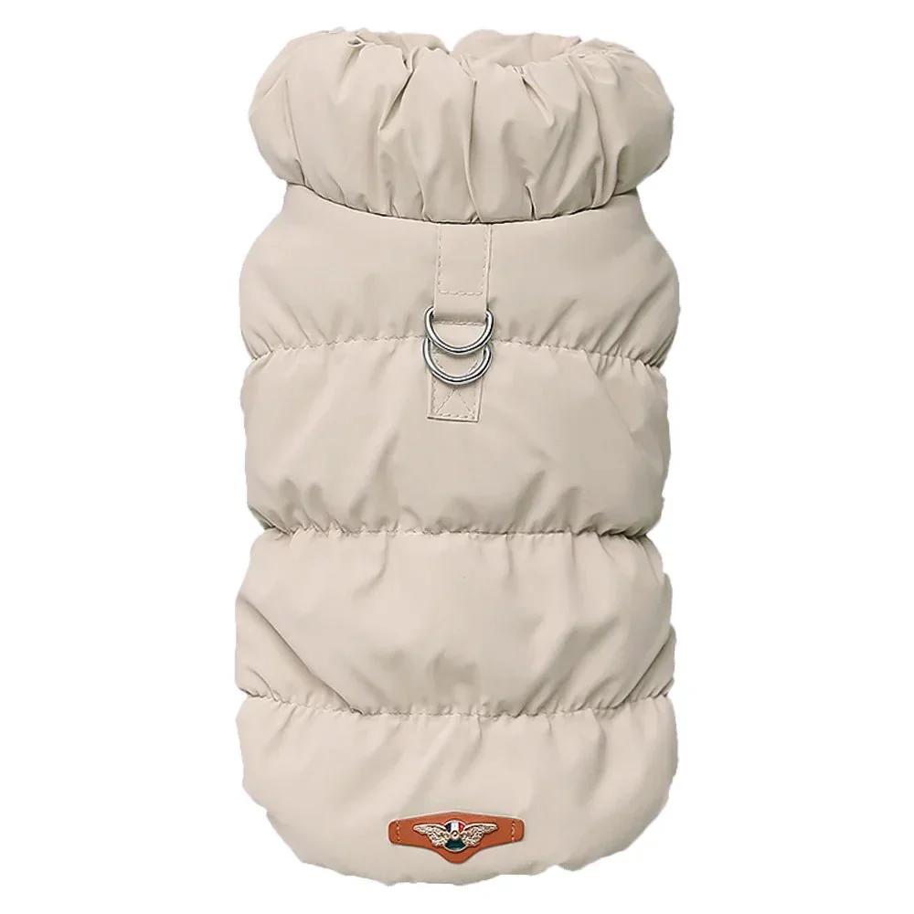 Zachte Gevoerde Jas Voor Honden En Katten | Winterjas Met Warme Binnenvoering | Ideaal Voor Kleine Rassen | Geschikt Voor Herfst En Winter | Verkrijgbaar In Roze, Blauw, Kaki | Comfortabele Pasvorm - Image 14