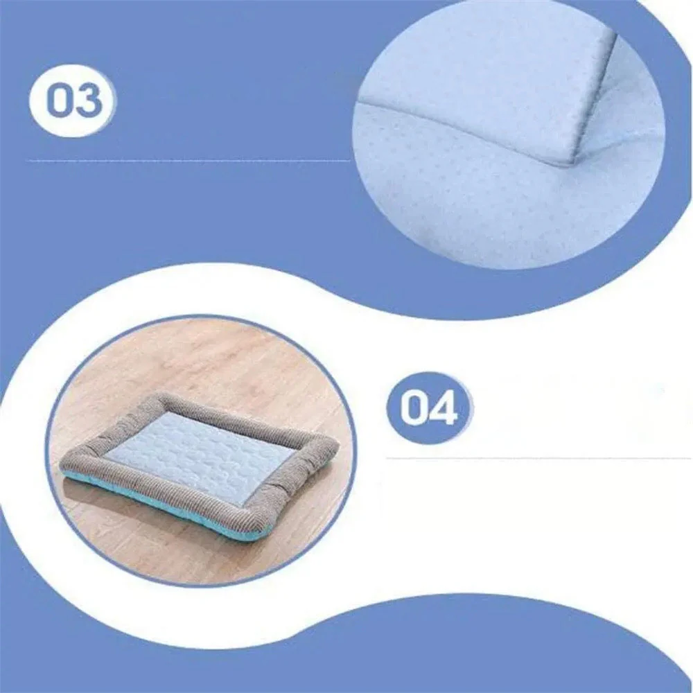 Ademende Koelmat voor Huisdieren | Ademend & Wasbaar | Beschikbaar in Maten S M L | Ideaal voor Katten en Honden van Alle Groottes | Ondersteunt Comfort & Koelte | Geschikt voor Binnenshuis en Outdoor gebruik - Image 11