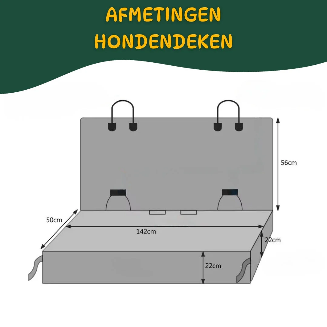 Waterdichte Honden Autodeken | Achterbank Bescherming | 600D Oxford Materiaal | Universele Pasvorm | Antislip Onderzijde | Zijkant Bescherming - Image 11