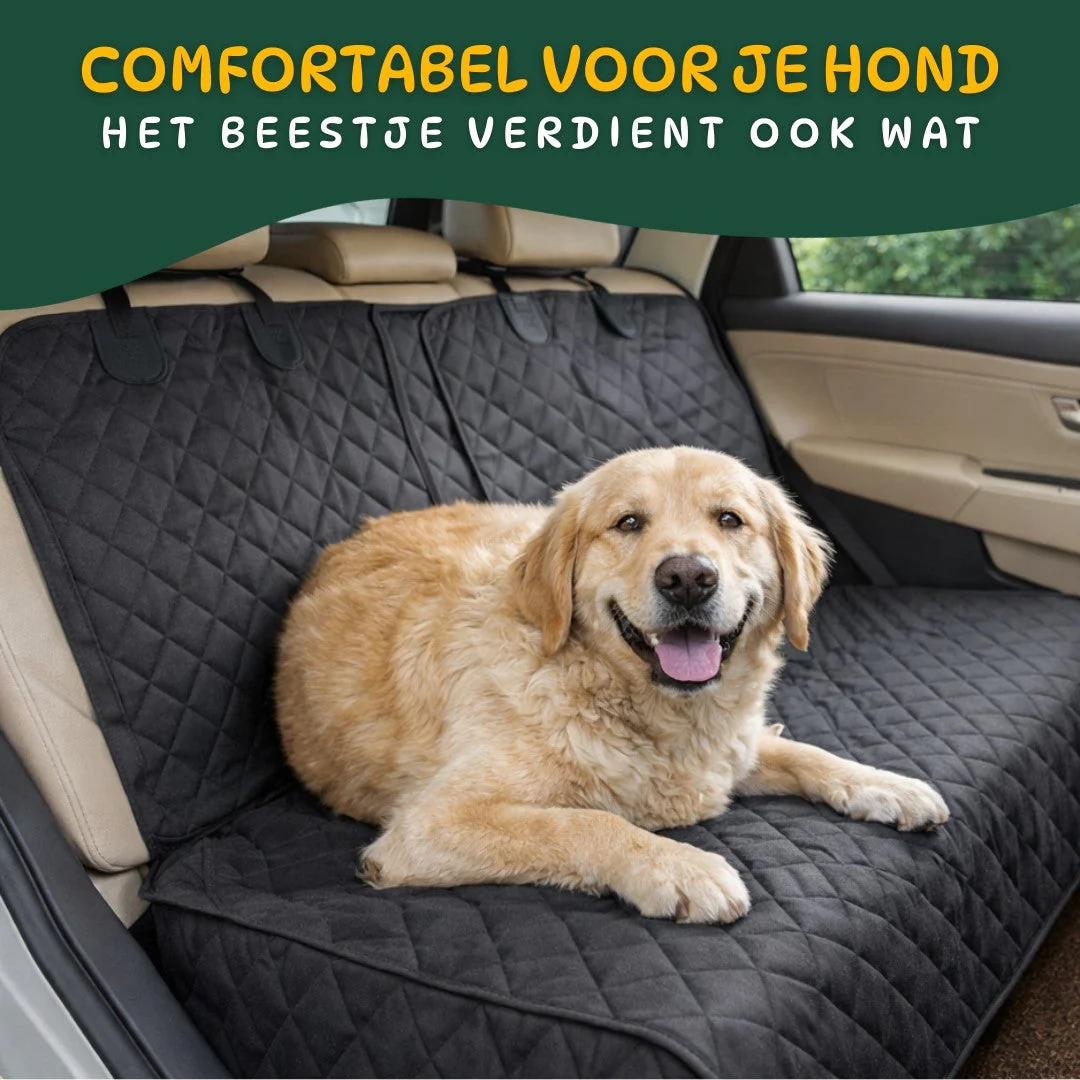 Waterdichte Honden Autodeken | Achterbank Bescherming | 600D Oxford Materiaal | Universele Pasvorm | Antislip Onderzijde | Zijkant Bescherming - Image 9