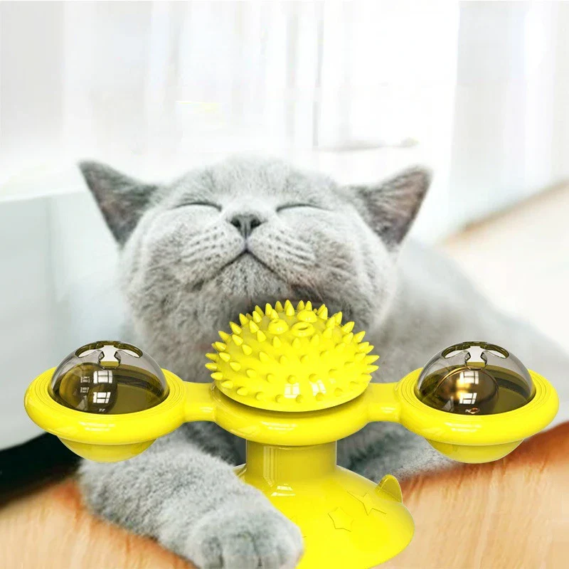 Interactief Draaibaar Speelgoed | Puzzel & Tandverzorging Voor Katten | Plastic Huisdierenspeelgoed | Geen Batterijen | Shandong China