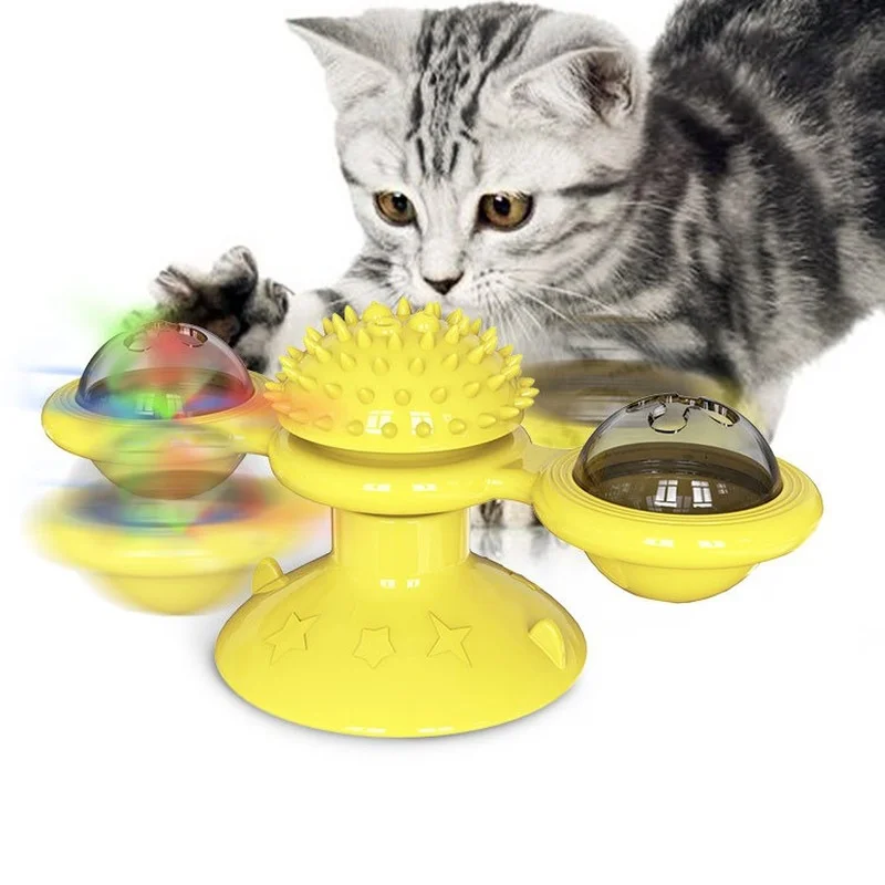 Interactief Draaibaar Speelgoed | Puzzel & Tandverzorging Voor Katten | Plastic Huisdierenspeelgoed | Geen Batterijen | Shandong China - Image 4