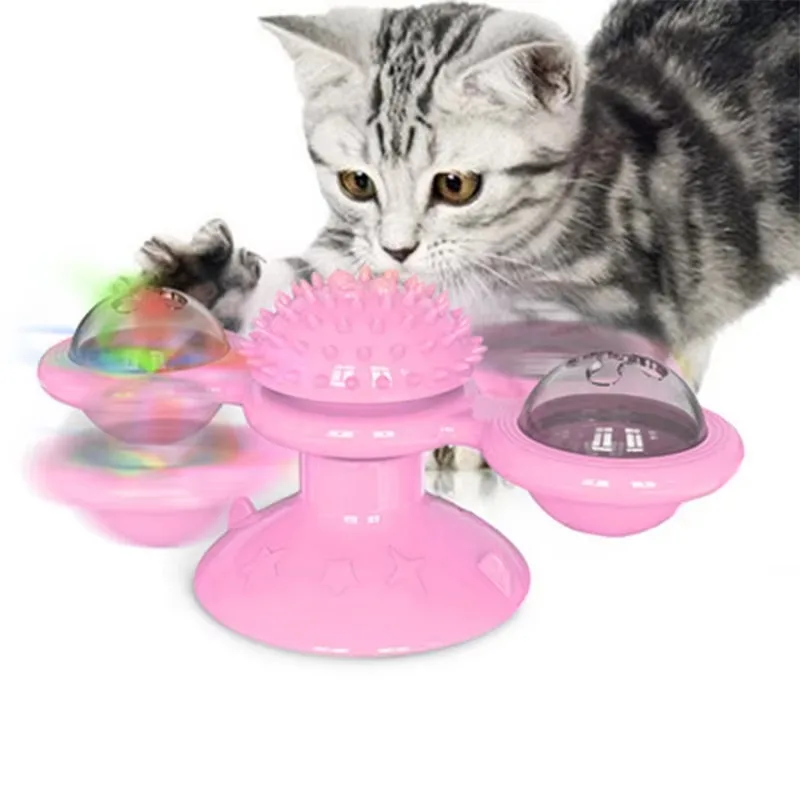 Interactief Draaibaar Speelgoed | Puzzel & Tandverzorging Voor Katten | Plastic Huisdierenspeelgoed | Geen Batterijen | Shandong China - Image 5