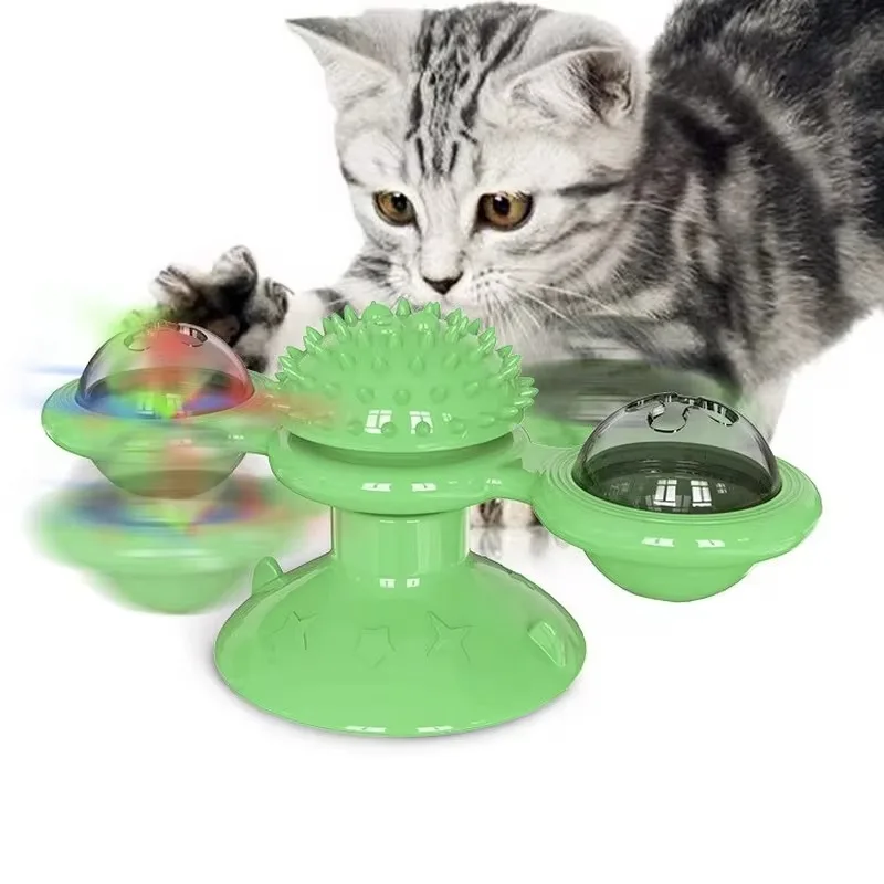 Interactief Draaibaar Speelgoed | Puzzel & Tandverzorging Voor Katten | Plastic Huisdierenspeelgoed | Geen Batterijen | Shandong China - Image 7