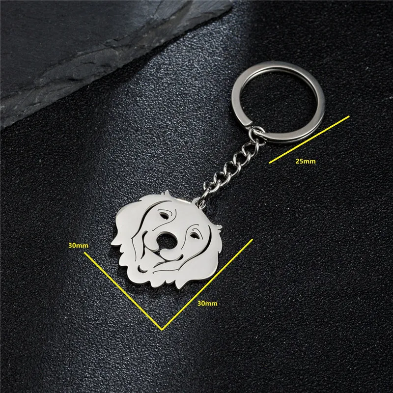 Sleutelhanger dames | Schattige kitten hanger | RVS katten keychain voor tas, portemonnee, rugzak, autosleutels | Zilver accessoire - Image 2