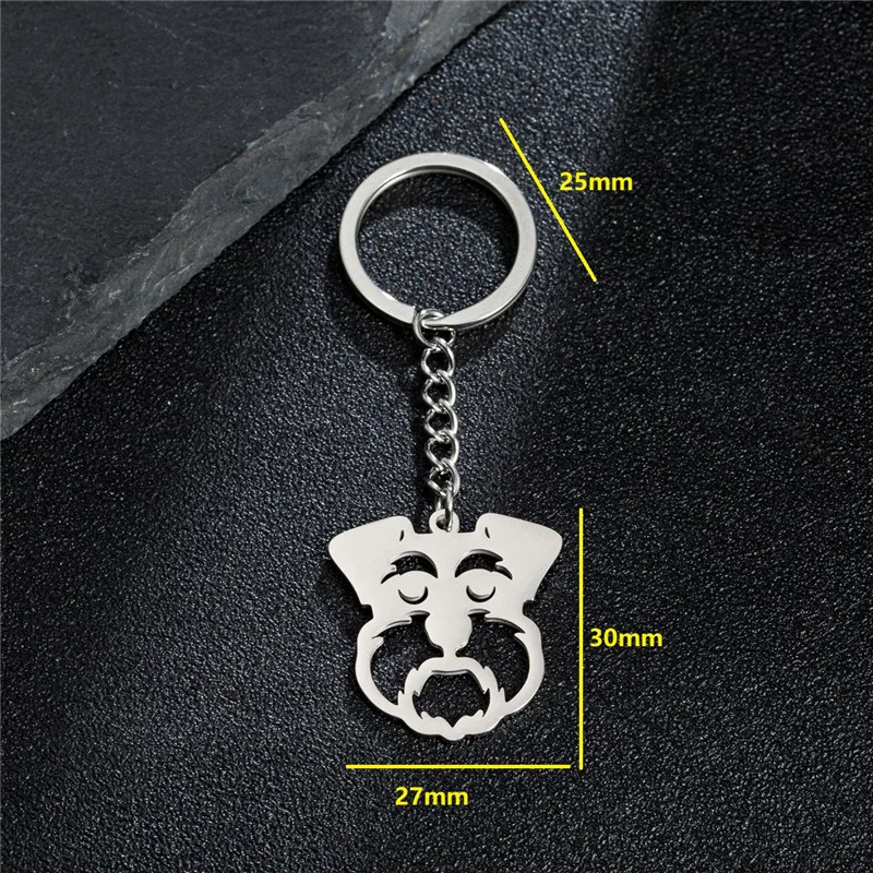 Sleutelhanger Dames | Schattige Katten Sleutelhanger | RVS Katje Hanger voor Tas, Portemonnee of Autosleutels | Zilver | Kitty Accessoire Cadeau - Image 2