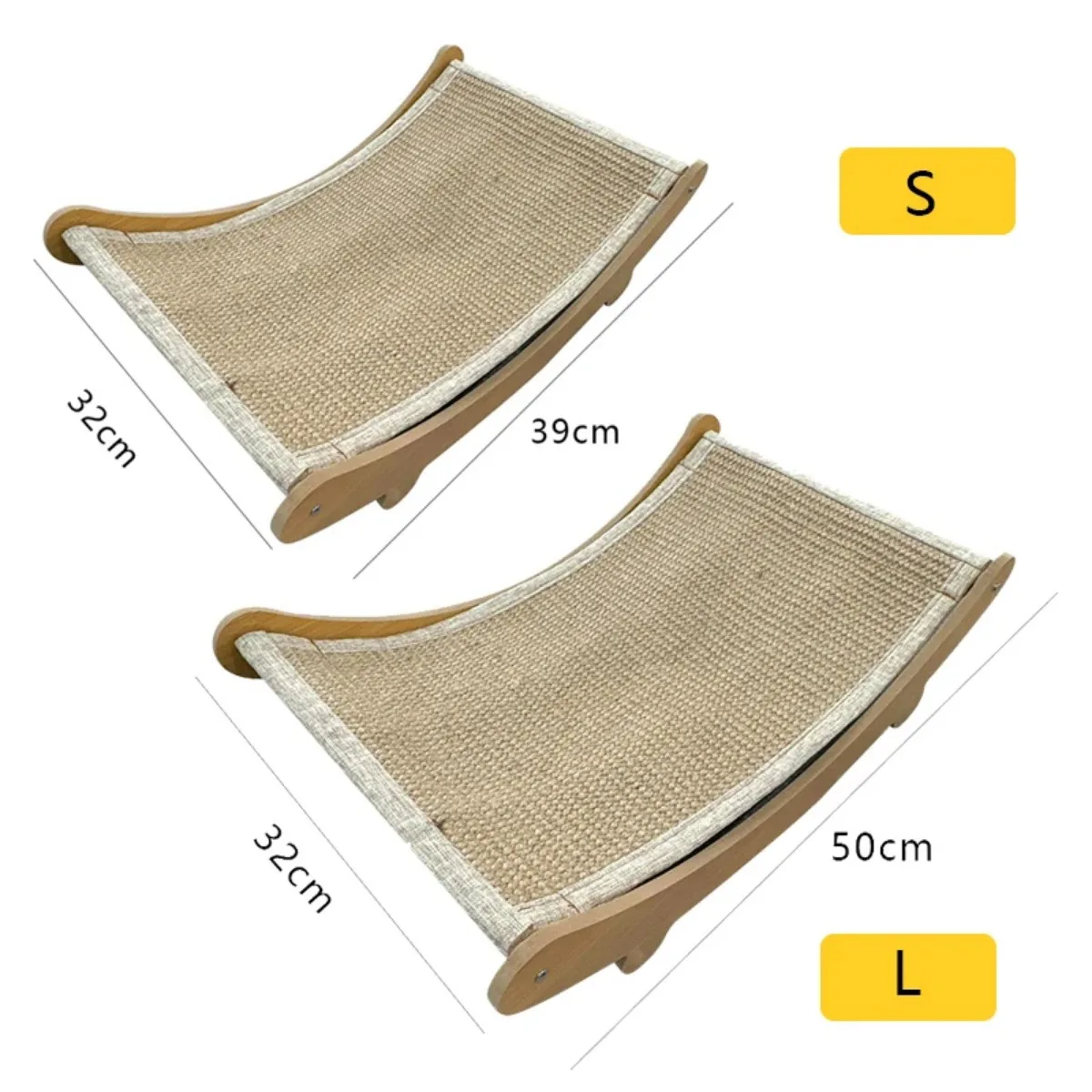 Houten Kattenklimrek | Slijtvast Sisal Krabplank | Uitneembaar Kattenbed | Kitten Speelgoed | Multifunctioneel Slaapbed | Antislip en Duurzaam | Voor Elke Seizoen | Geschikt Voor Katten Tot 6 kg - Image 6