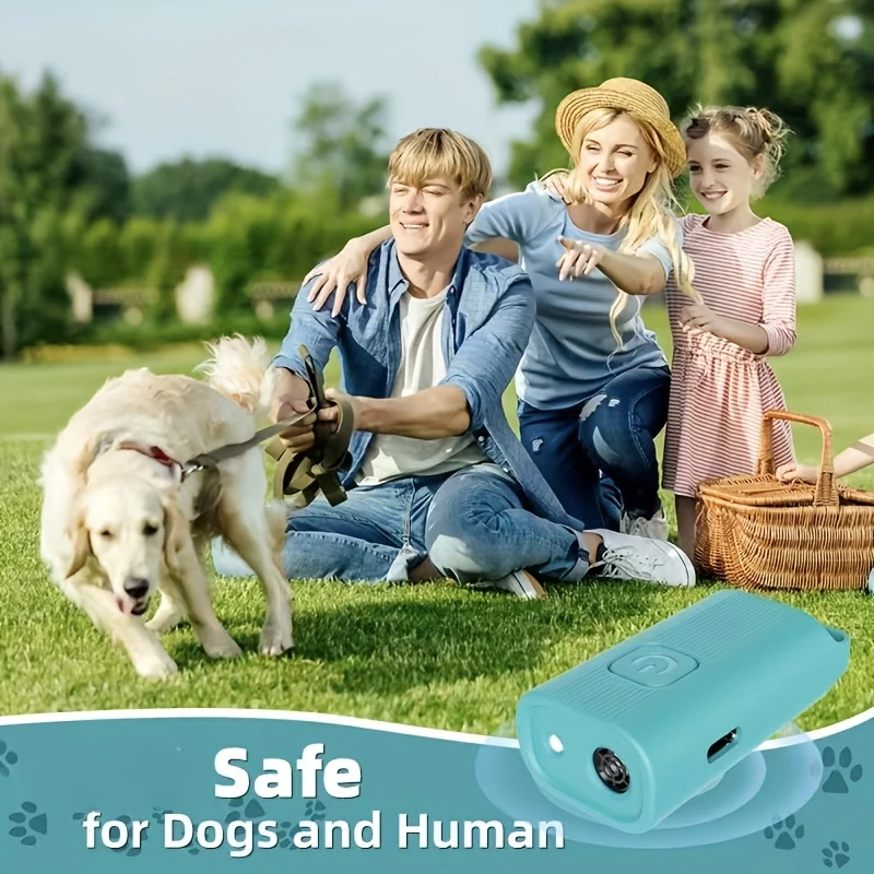 YNF Geluidsafschrikkingsapparaat voor Honden | Oplaadbaar | Lithium-Polymeer | Anti-blaf Technologie | Draadloos | USB-Aangedreven | - Image 3
