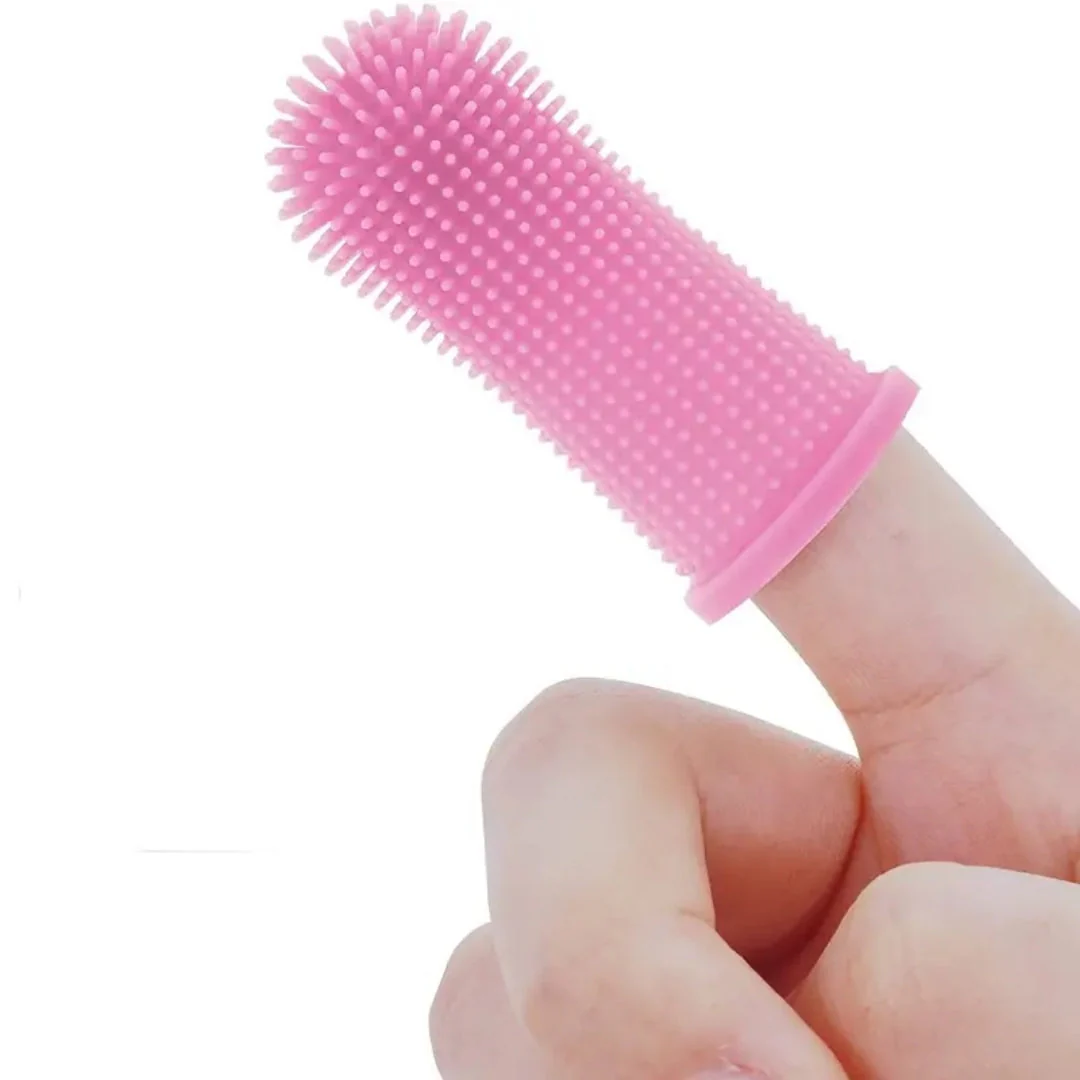 Zachte Siliconen Borstelharen voor Huisdier | Gemakkelijk Handvat Design | Duurzaam Siliconen | Roze, Blauw, Wit - Image 6