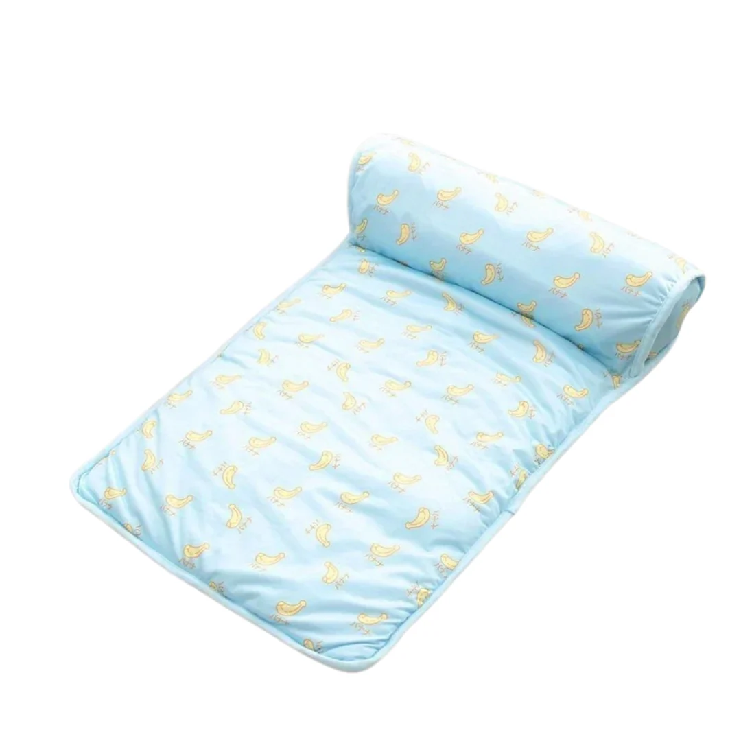 Chill Zone │ Zelfkoelend Kussen voor Honden │ Pluche Ondersteuning │ Lichtgewicht en Draagbaar │ Roze, Groen, Blauw │ Verschillende Maten - Image 4