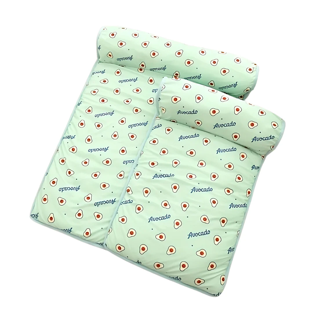 Chill Zone │ Zelfkoelend Kussen voor Honden │ Pluche Ondersteuning │ Lichtgewicht en Draagbaar │ Roze, Groen, Blauw │ Verschillende Maten - Image 7