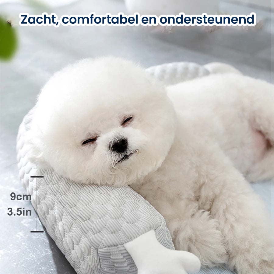 Zijde Koelmat voor Huisdieren | Met Pluche Kussen | Directe Verkoeling voor Zomerhitte | Ademend en Duurzaam | Krasbestendig en Lichtgewicht | Gemakkelijk Schoon te Maken - Image 2