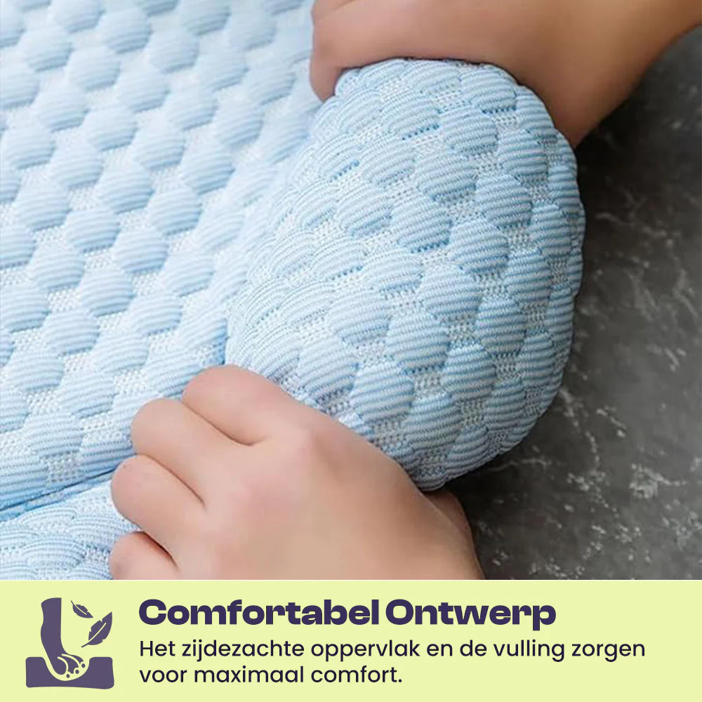 Zijde Koelmat voor Huisdieren | Met Pluche Kussen | Directe Verkoeling voor Zomerhitte | Ademend en Duurzaam | Krasbestendig en Lichtgewicht | Gemakkelijk Schoon te Maken - Image 3