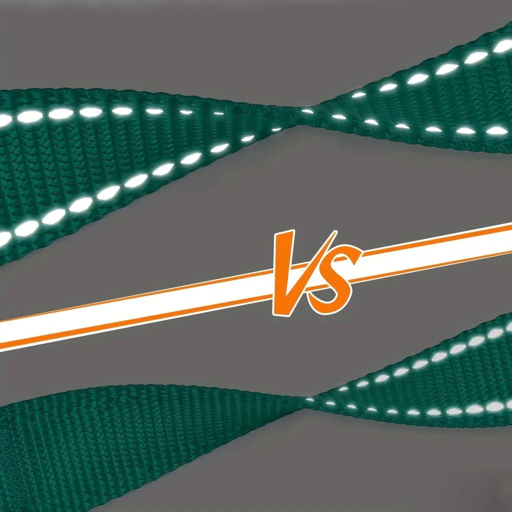 Dubbele Handgreep Hondenriem | Reflecterend voor Nachtwandelingen | Duurzaam Polyester | Geschikt voor Grote Sterke Honden - Image 4